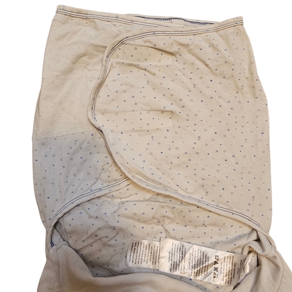 Nested Bean Zen Swaddle – Stardust Blue | 0–6 Months OR 7–14 lbs - Picture 4 of 10